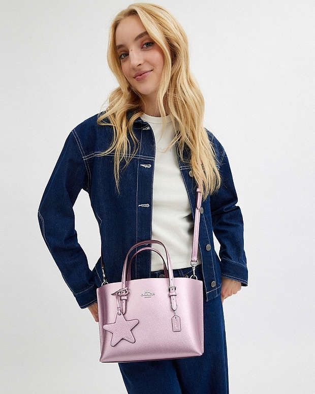 Coach NWT Coach Mollie Tote Bag 25 CX253 In metallic pink Limited Size ONE SIZE - 5 Thumbnail