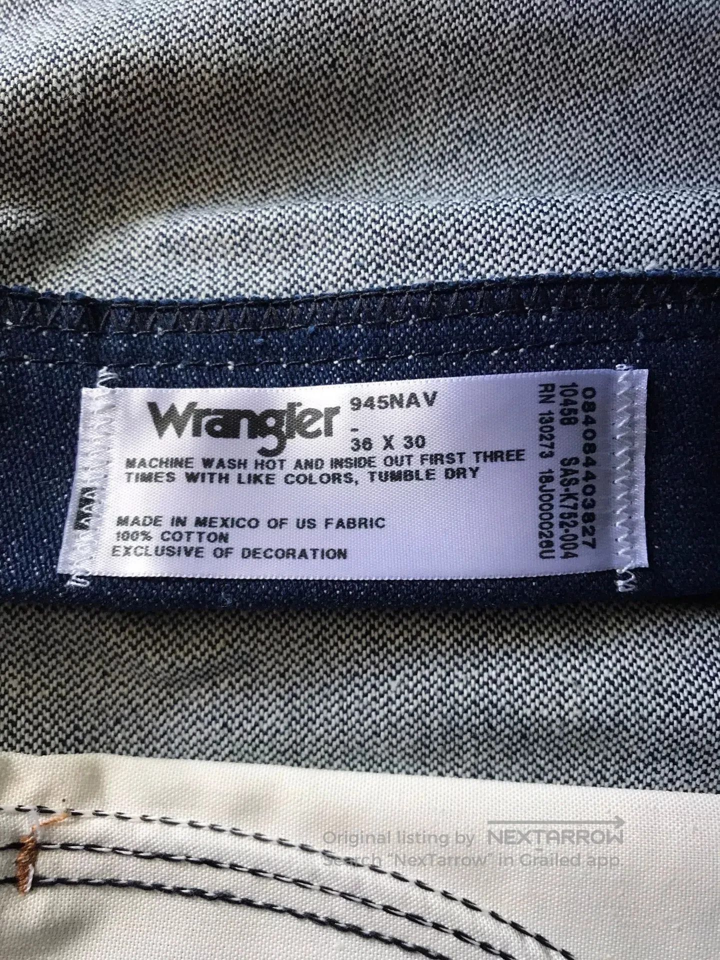 Wrangler Wrangler 945 Bootcut Jeans W36L30. Size US 36 / EU 52 - 9 Thumbnail