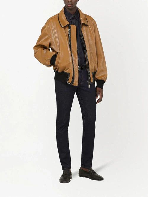 Dolce & Gabbana o1y0125 Jacket in Brown/Black Size US M / EU 48-50 / 2 - 5 Thumbnail