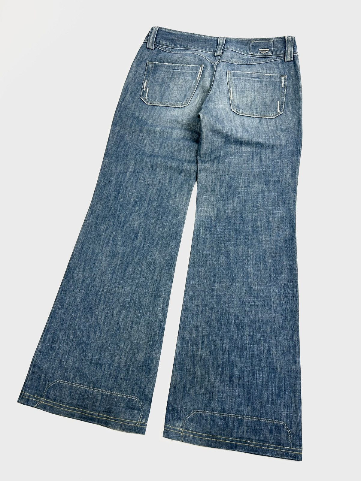 Diesel × Vintage Vintage Diesel Cargo Jeans Blue Denim Pants Y2k rare Size 30" / US 8 / IT 44 - 7 Thumbnail