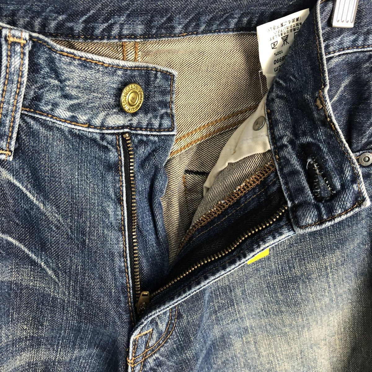 Japanese Brand BobSon vintage Blue Denim Pants #A1167 Size US 27 - 12 Thumbnail