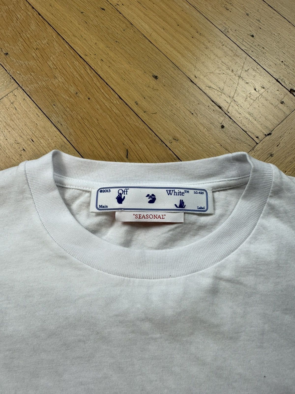 Off-White OFF-WHITE SCRIBBLE DIAG LOGO TEE Size US S / EU 44-46 / 1 - 7 Thumbnail
