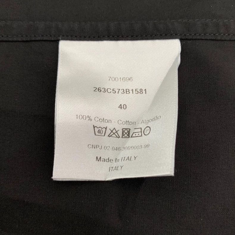 Dior Dior Black little bee embroidered lapel cotton short-sleeve Size US XXS / EU 40 - 8 Thumbnail