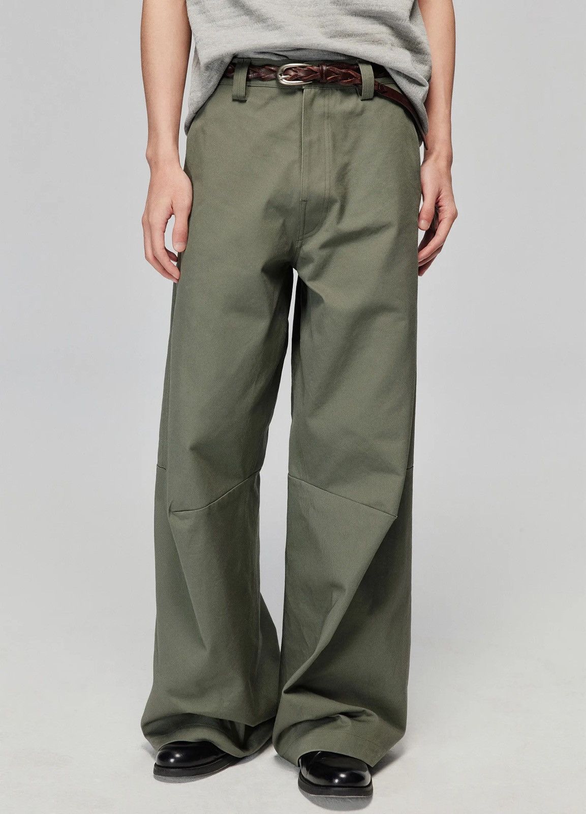 SIMPLE PROJECT Simple Project Cotton Wide Trousers Size US 30 / EU 46 - 1 Thumbnail