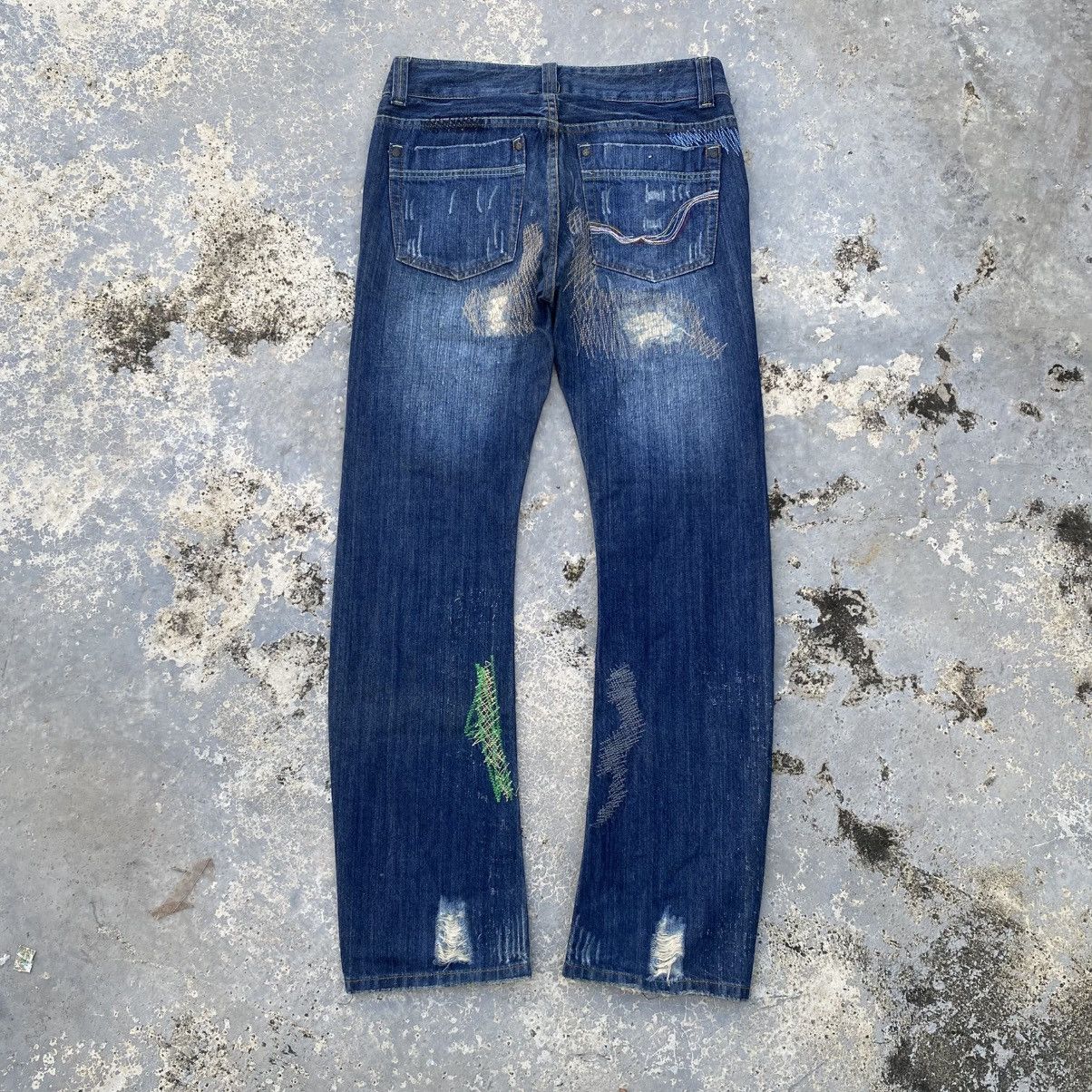 Replay REPLAY ripped patchwork jeans curve legs Size US 32 / EU 48 - 12 Thumbnail