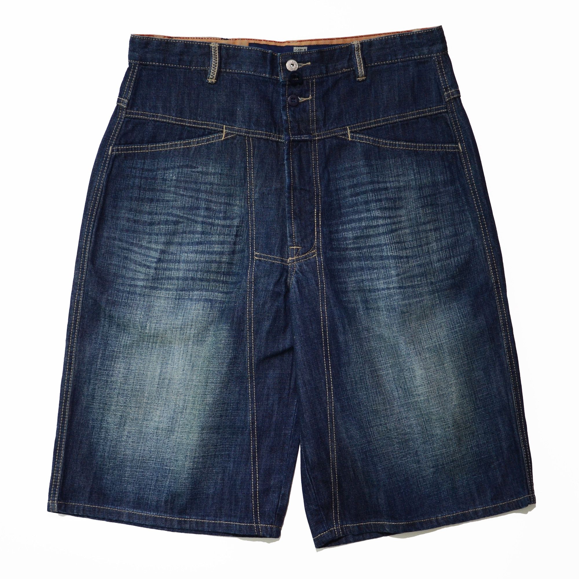Marithe + Francois Girbaud M+FG Jorts W32 Denim 2006 Carft Y2K Streetwear Size US 32 / EU 48 - 1 Thumbnail