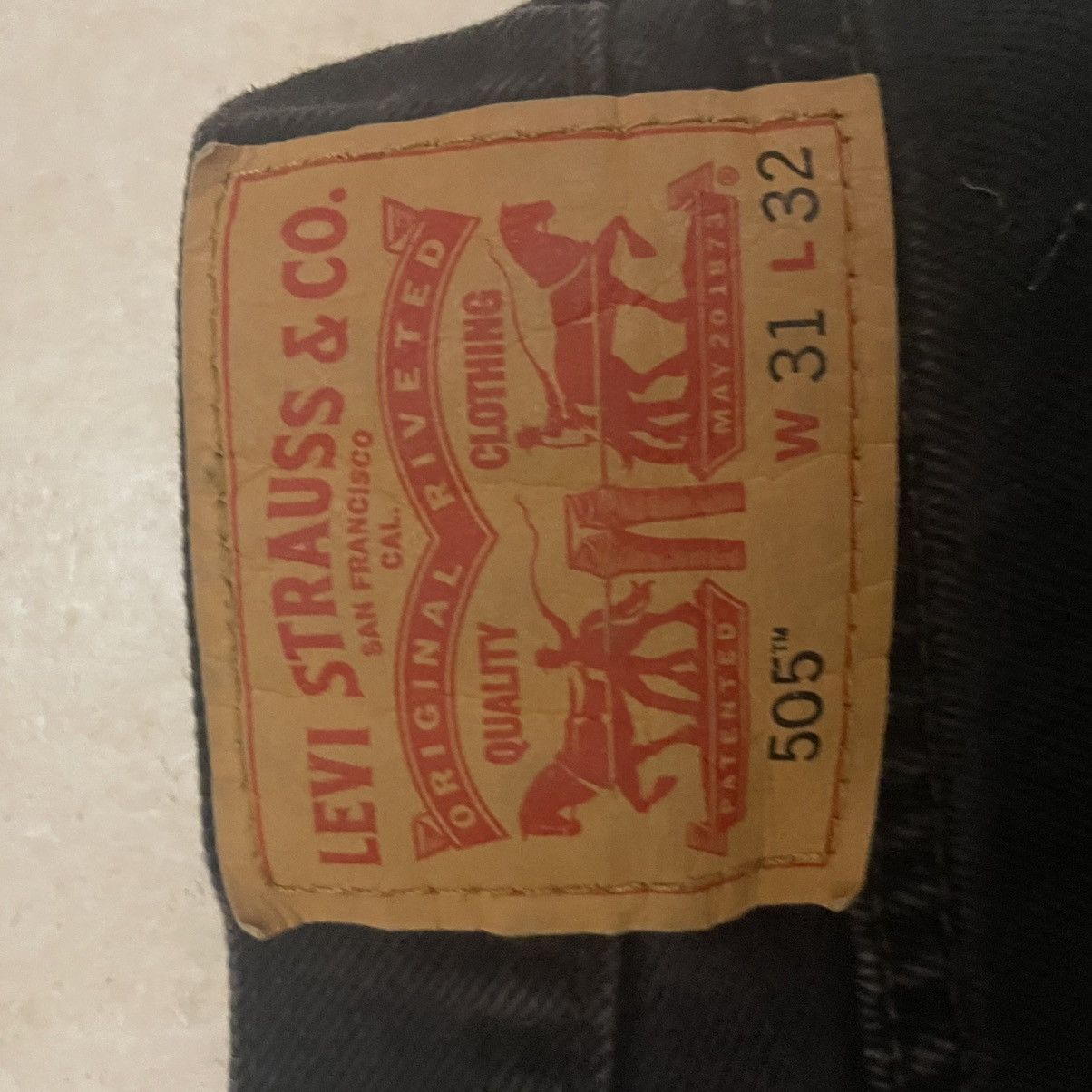 Levi's Black Levi’s 505 Size US 31 - 2 Thumbnail
