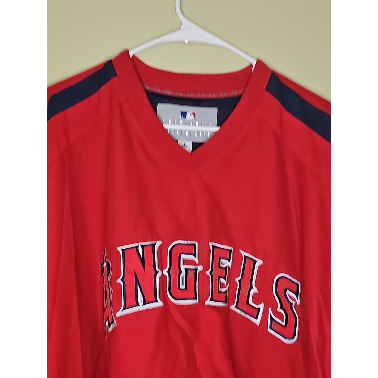 MLB MLB Los Angeles Angels Pullover Jacket Wind Breaker Size L Size US L / EU 52-54 / 3 - 7 Thumbnail