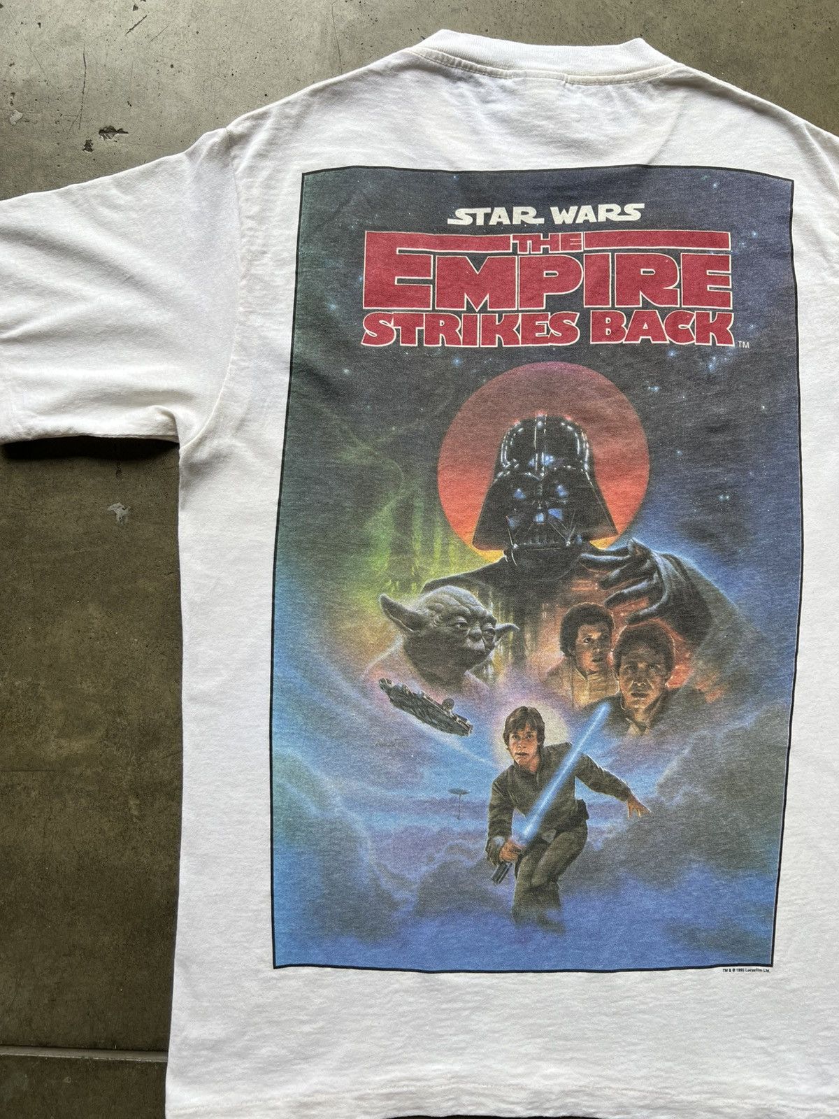 1995 Star Wars The Empire Strikes Back Movie Promo Tee Shirt