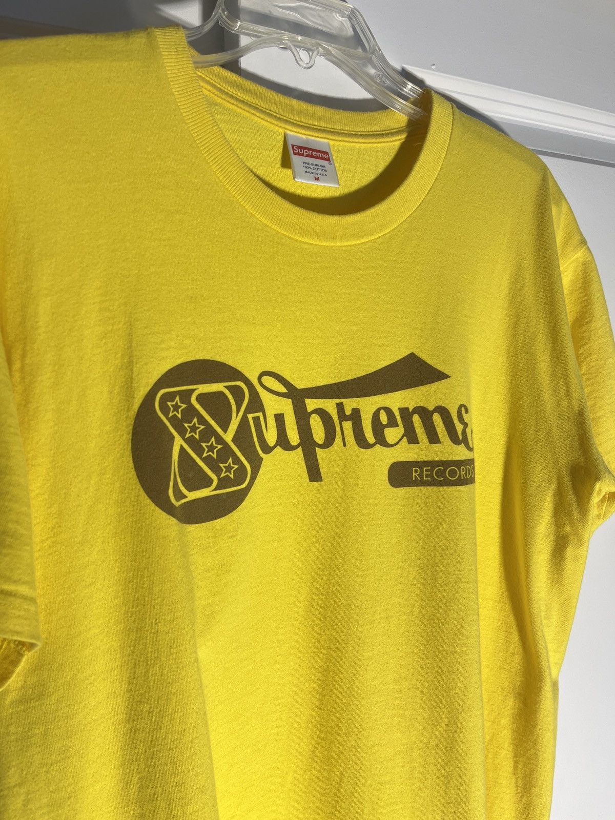 Supreme Supreme records tee M Rare Size US M / EU 48-50 / 2 - 2 Thumbnail