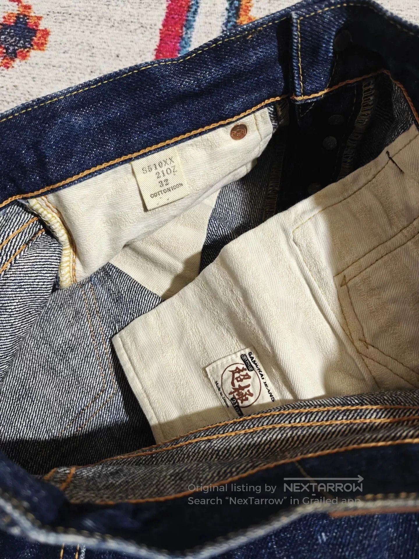 Samurai Jeans Samurai Jeans S510XX21oz Straight Jeans. Size US 32 / EU 48 - 7 Thumbnail