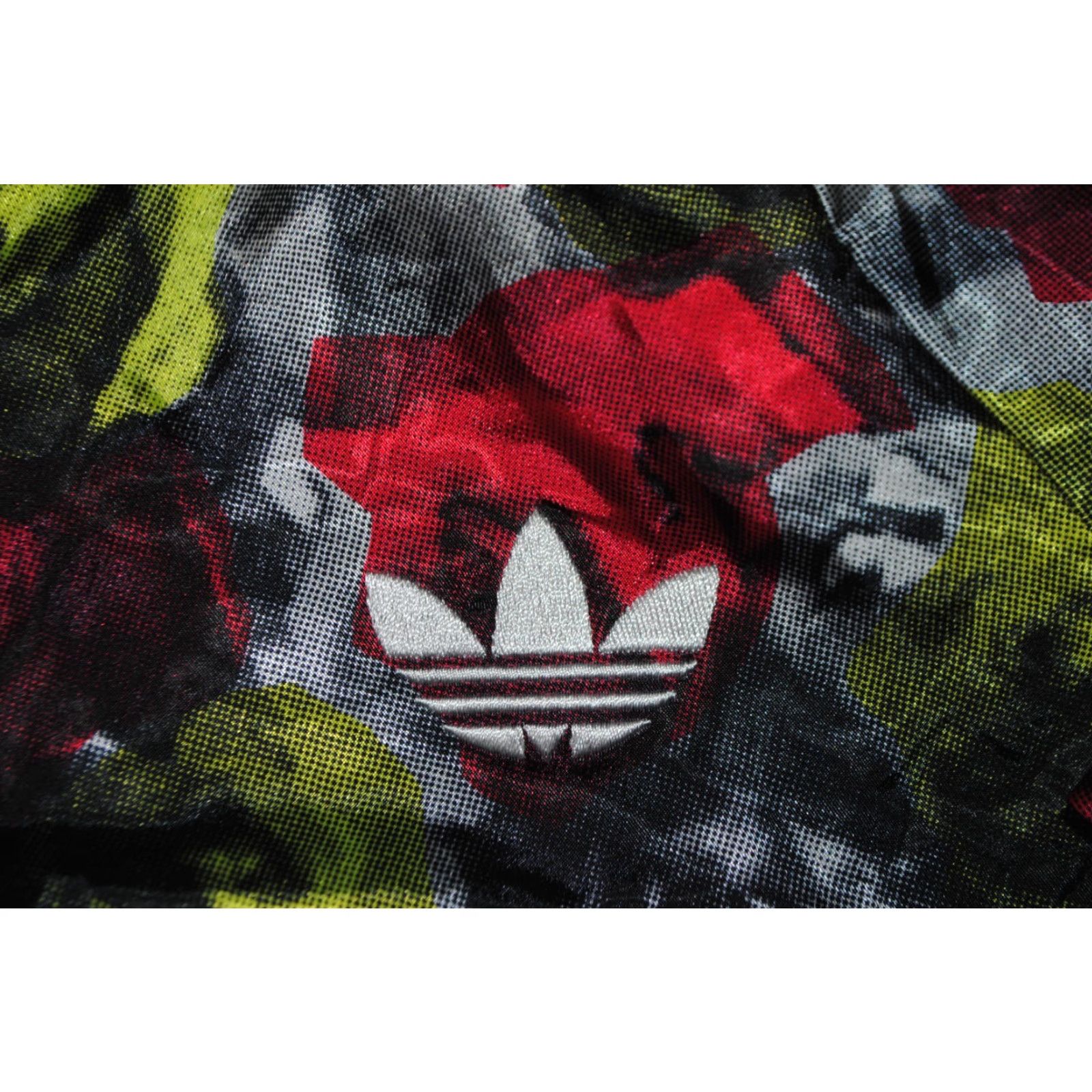 Adidas ADIDAS WOMENS STREETWEAR TRACK JACKET MULTICOLOUR FLOWERS TWO SIDED TOP JACKET Size S / US 4 / IT 40 - 2 Thumbnail