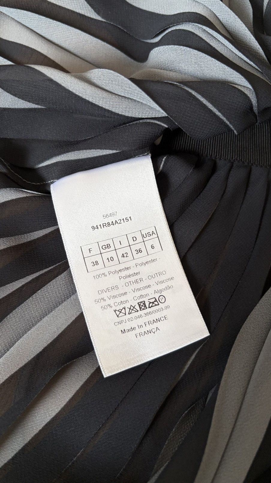 Dior Pleated mini dress Size M / US 6-8 / IT 42-44 - 7 Thumbnail