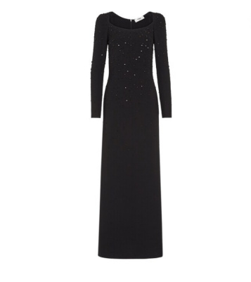 Fendi o1B3y1r0426 Maxi Dress in Black Size M / US 6-8 / IT 42-44 - 1 Preview