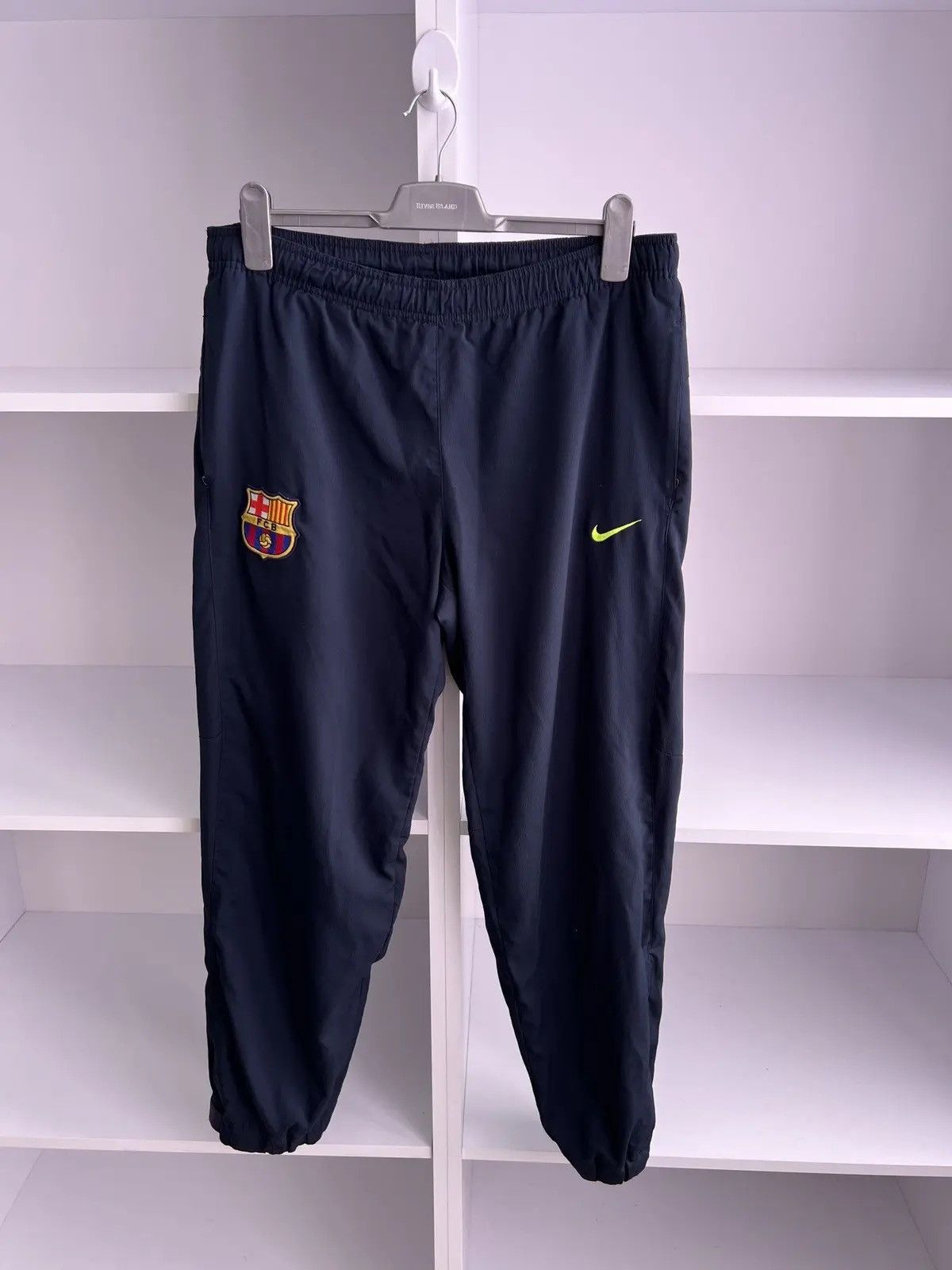 Nike × Vintage Nike Pants Vintage Nike FC Barcelona Track Pants Size US 33 - 2 Thumbnail
