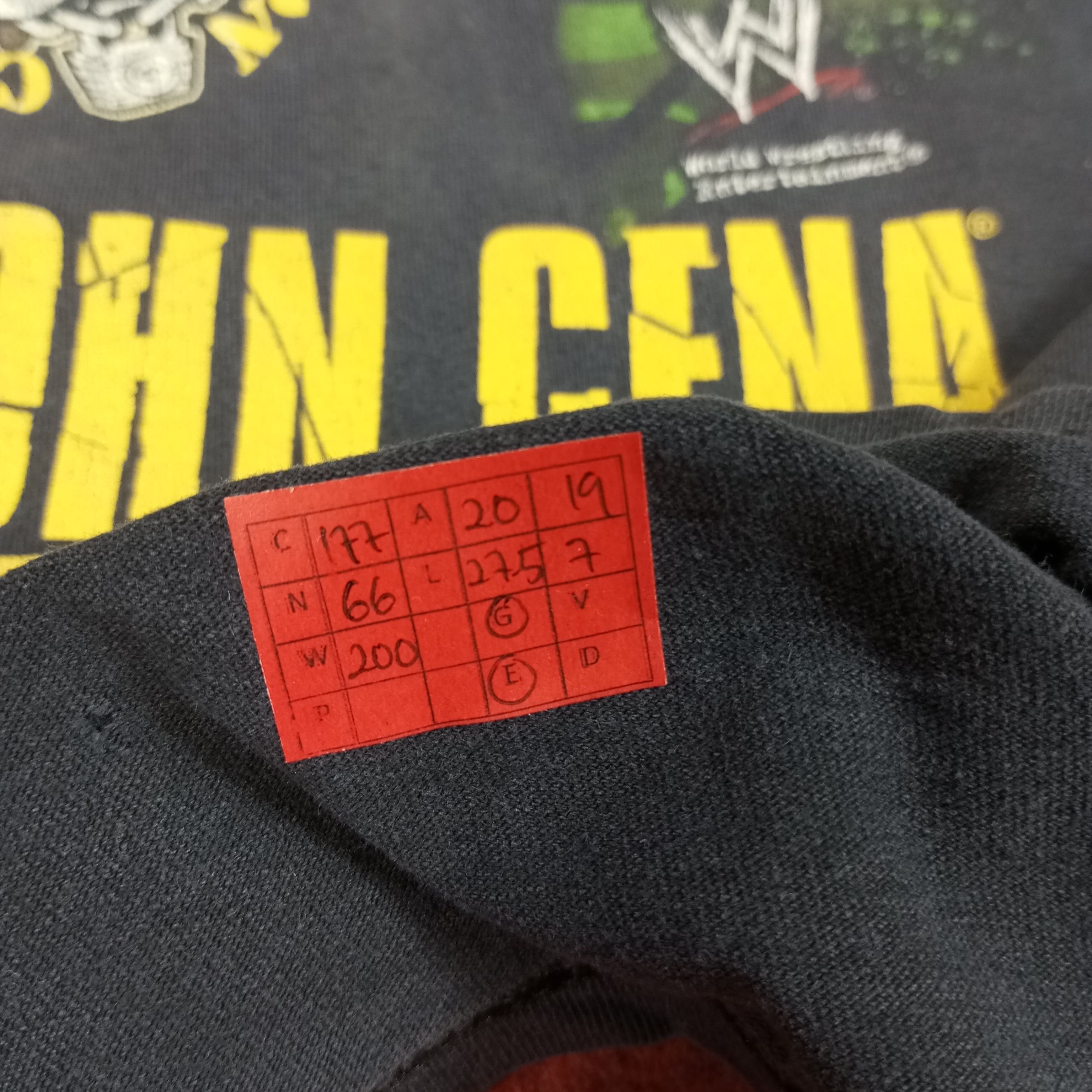 Vintage Vintage John Cena WWE Entertainment Streetwear Style Tshirt Size US M / EU 48-50 / 2 - 10 Thumbnail