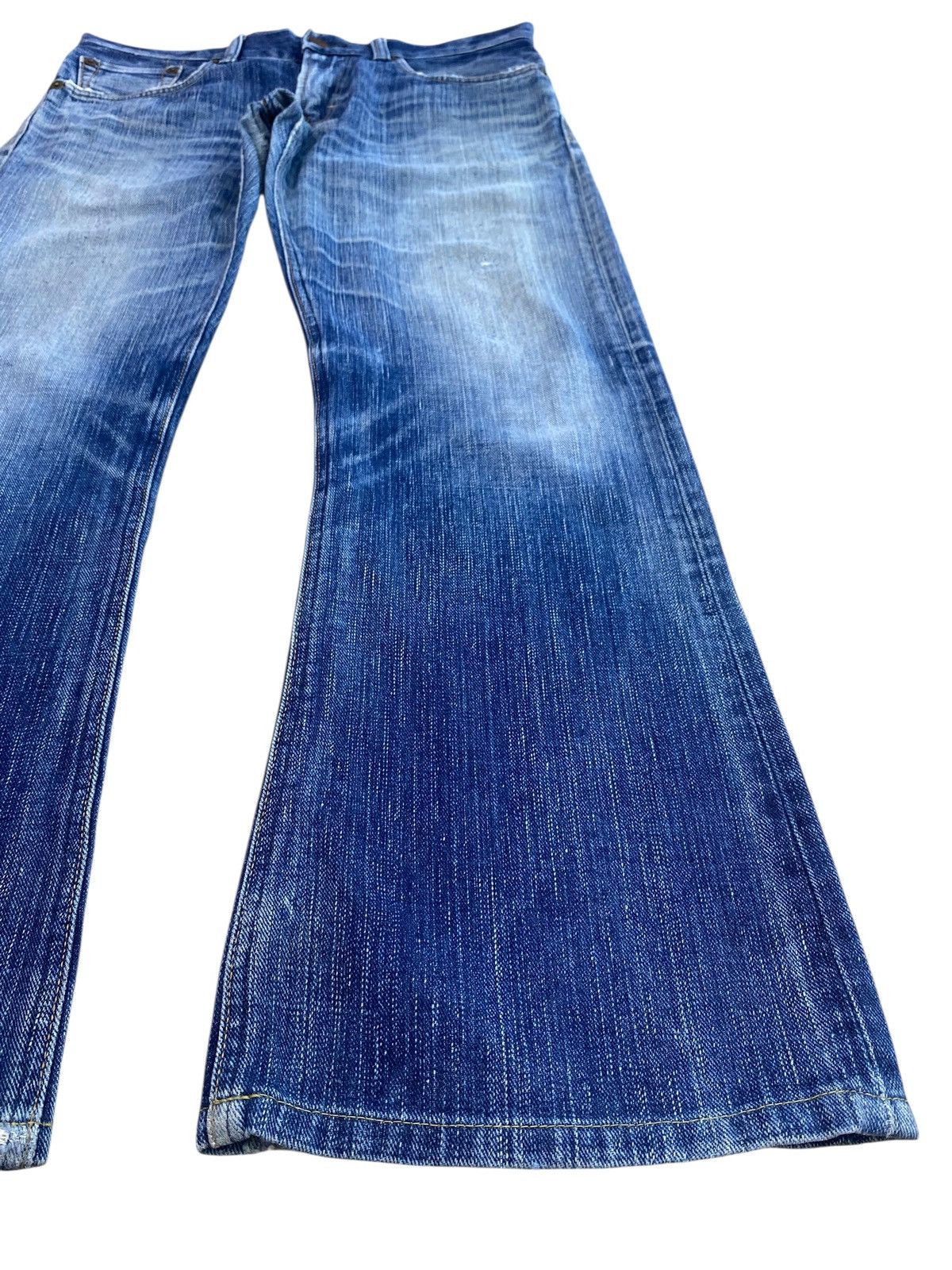 Edwin Edwin Whiskers Faded Wash Style Bootcut Jeans Size US 34 / EU 50 - 8 Thumbnail