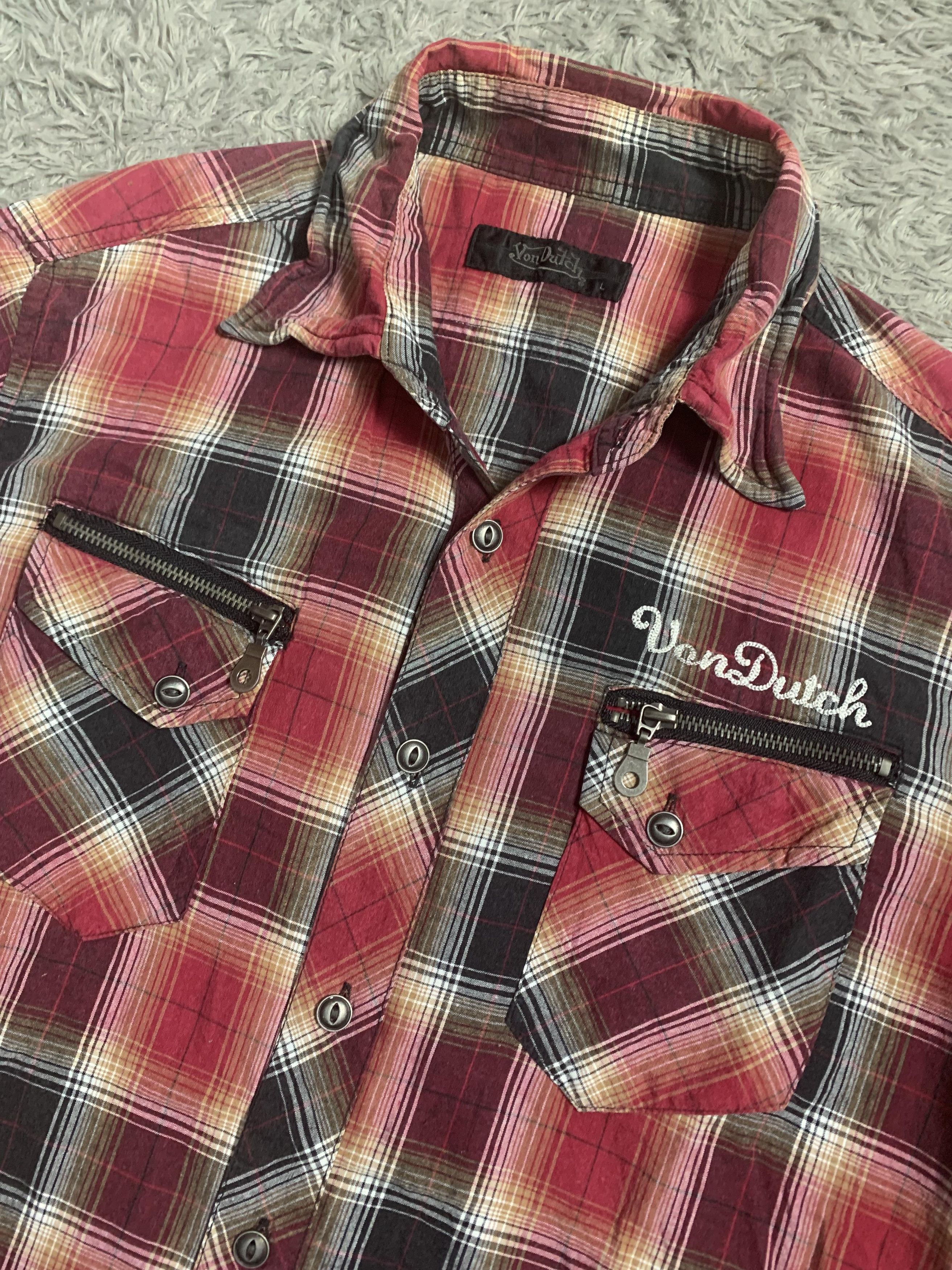 Von Dutch Vintage Vondutch Flannel Size US L / EU 52-54 / 3 - 2 Thumbnail