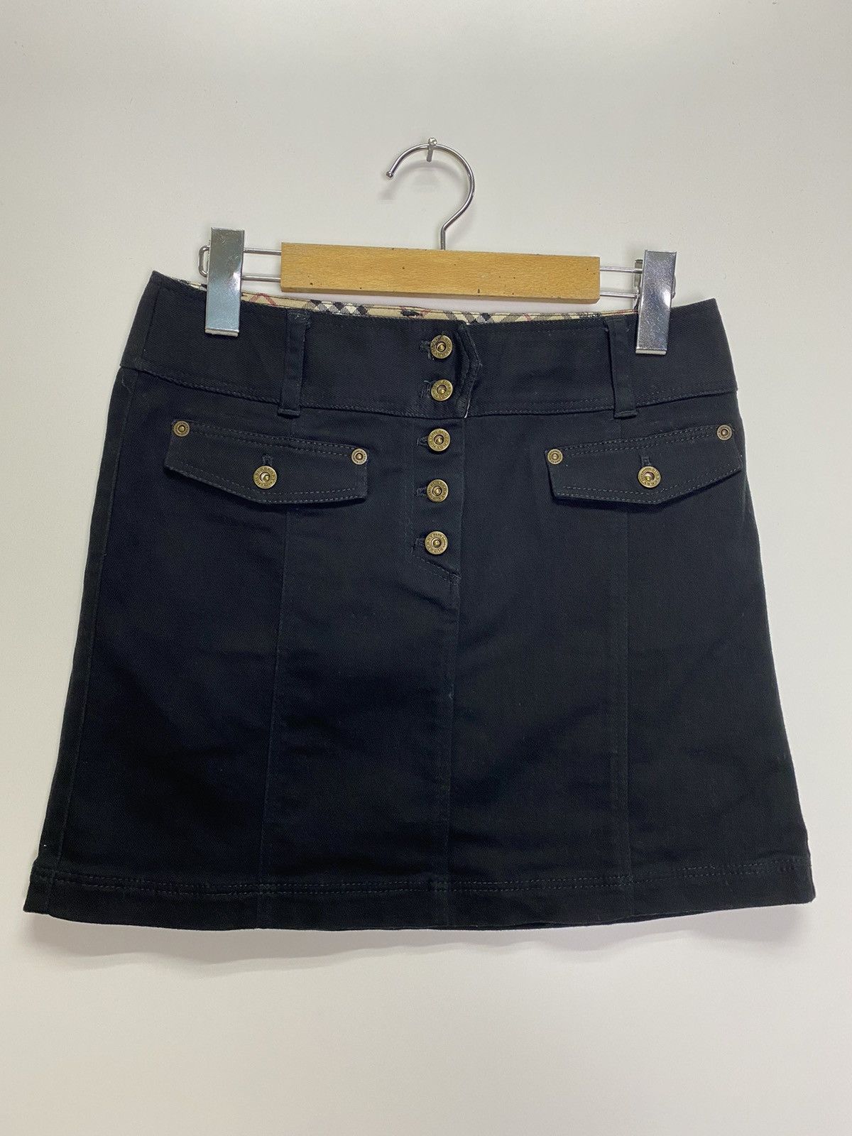 Burberry Burberry blue label mini skirt denim Size 28" / US 6 / IT 42 - 2 Thumbnail