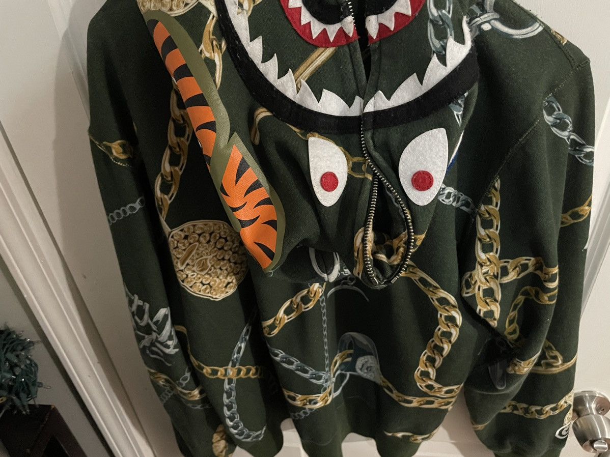 Bape BAPE Jewels Shark Hoodie Size US L / EU 52-54 / 3 - 2 Thumbnail