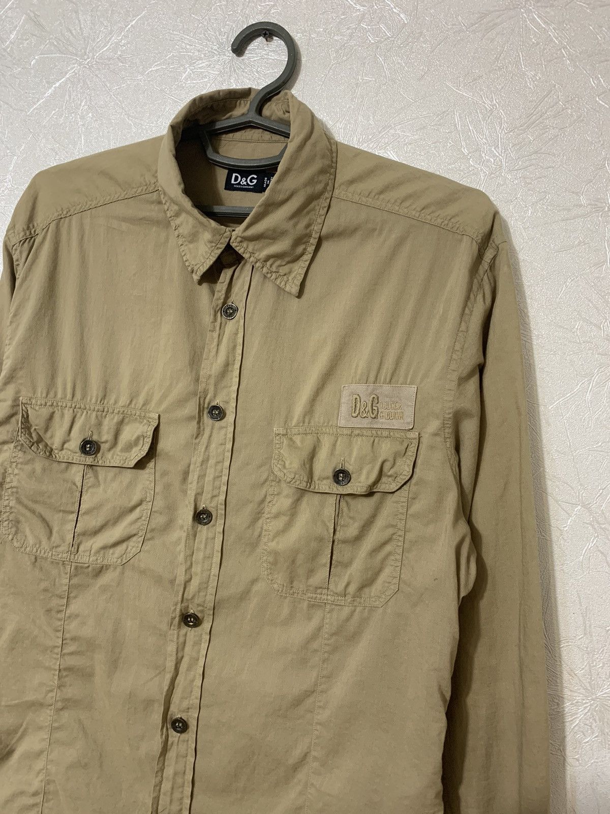 Dolce & Gabbana × Vintage Dolce & Gabbana Vintage Double Pocket Shirt Button Up Size US M / EU 48-50 / 2 - 3 Thumbnail