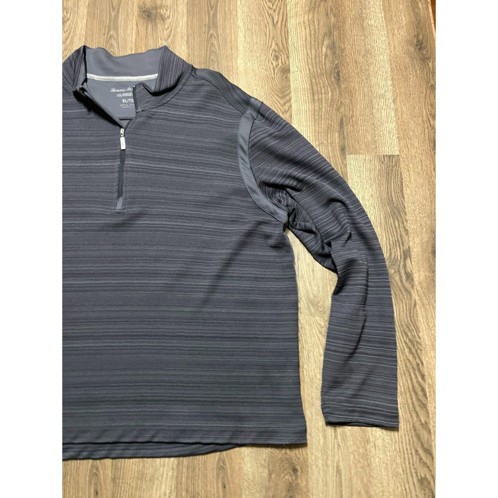 Tommy Bahama Tommy Bahama Sweater Men's XL Black Long Sleeve 1/4 Zip Up Pullover Regular Fit Casual 1/4 Zip Size US XL / EU 56 / 4 - 4 Thumbnail