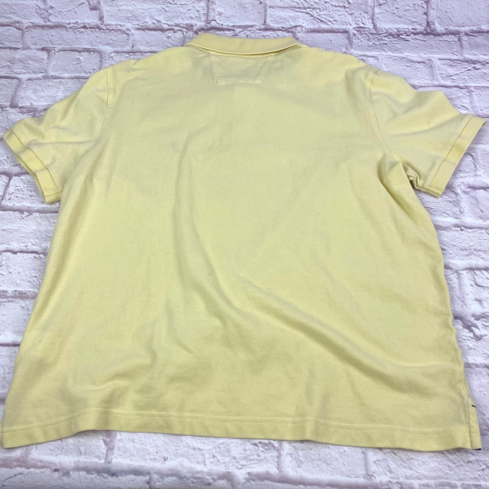 Nautica Nautica Polo Shirt XL Mens Logo Classic Short Sleeve Yellow 100% Cotton Size US XL / EU 56 / 4 - 3 Thumbnail