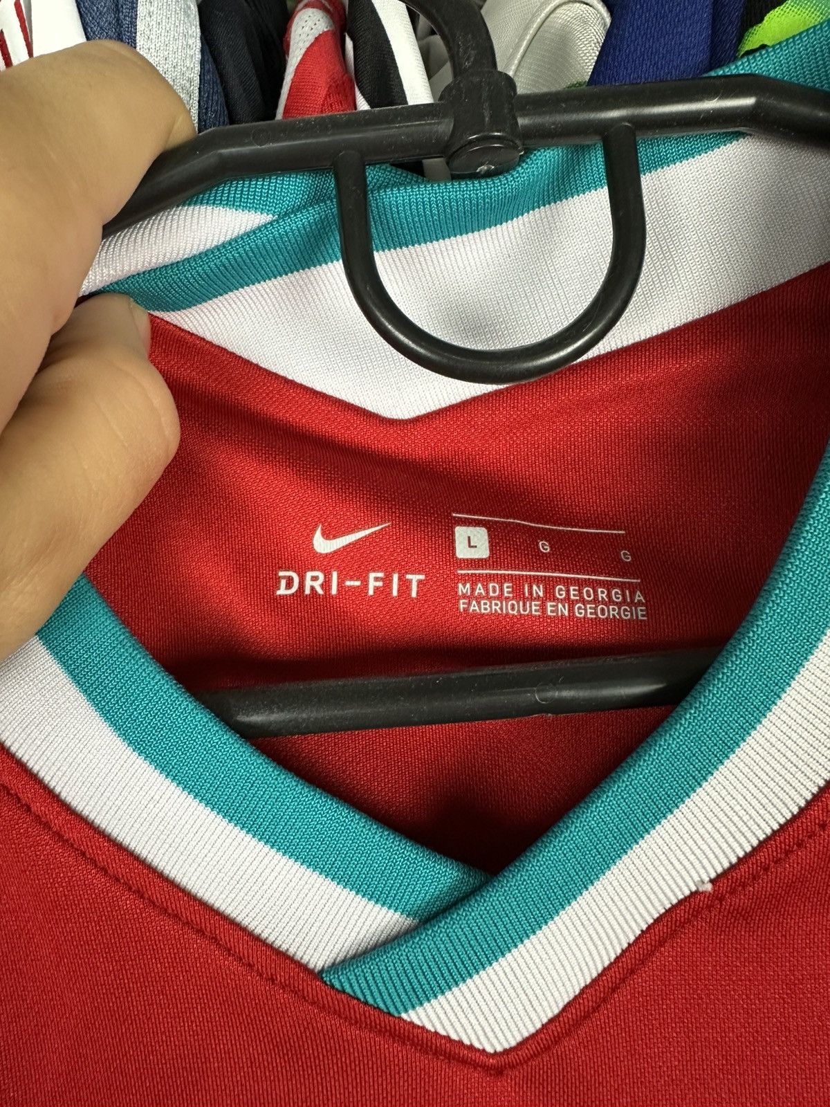 Nike LIVERPOOL 2020 2021 HOME FOOTBALL SHIRT SOCCER JERSEY NIKE Size US L / EU 52-54 / 3 - 5 Thumbnail