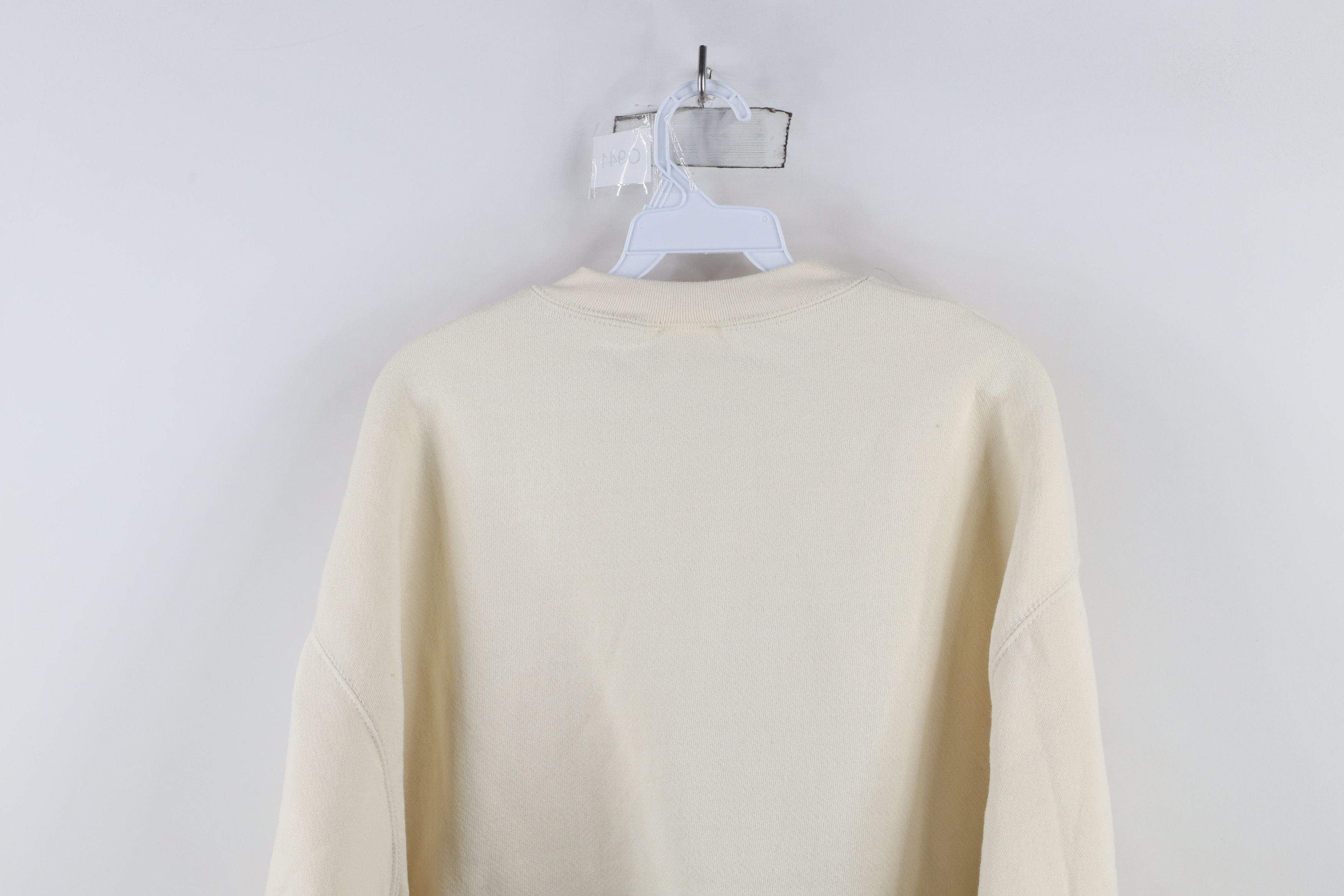 Vintage Vintage 90s Toledo Animal Shelter Crewneck Sweatshirt Cream Size US XL / EU 56 / 4 - 9 Thumbnail