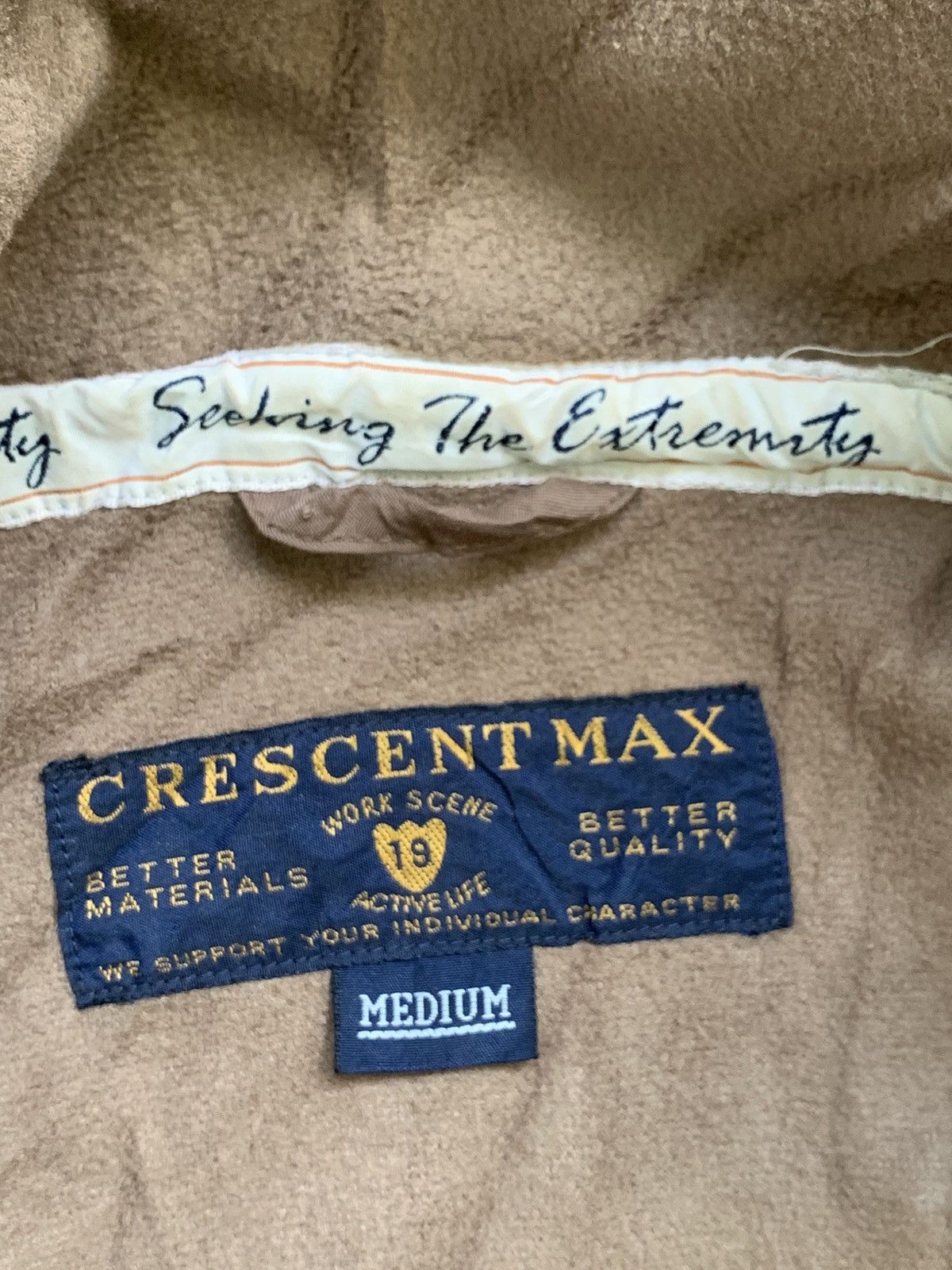 Crescent Down Works × Vintage Rare Design Vintage Crescent Max Work Scene Jackets Size US M / EU 48-50 / 2 - 5 Thumbnail