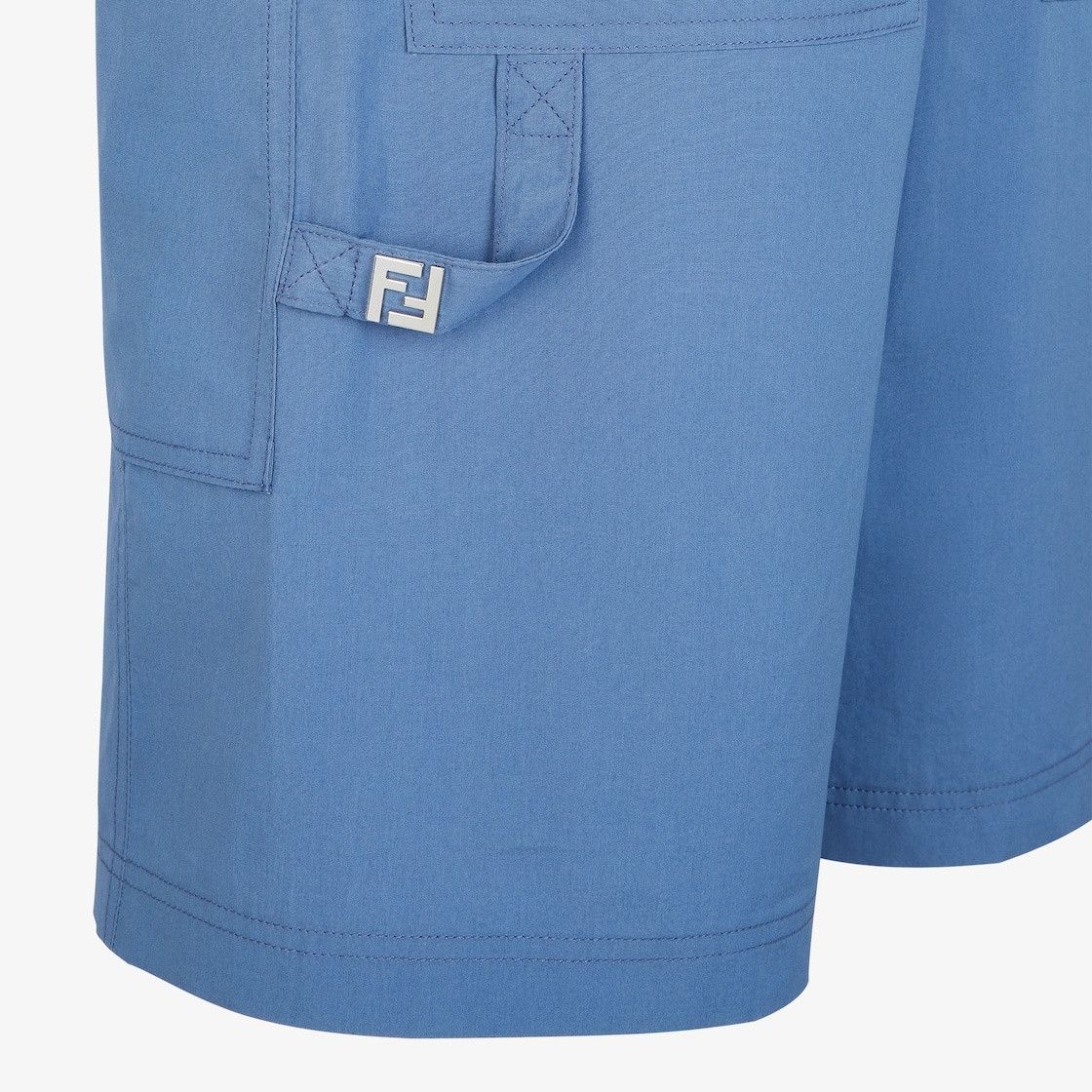 Fendi o1s1wg111025 Bermudas in Blue Size US 32 / EU 48 - 3 Thumbnail
