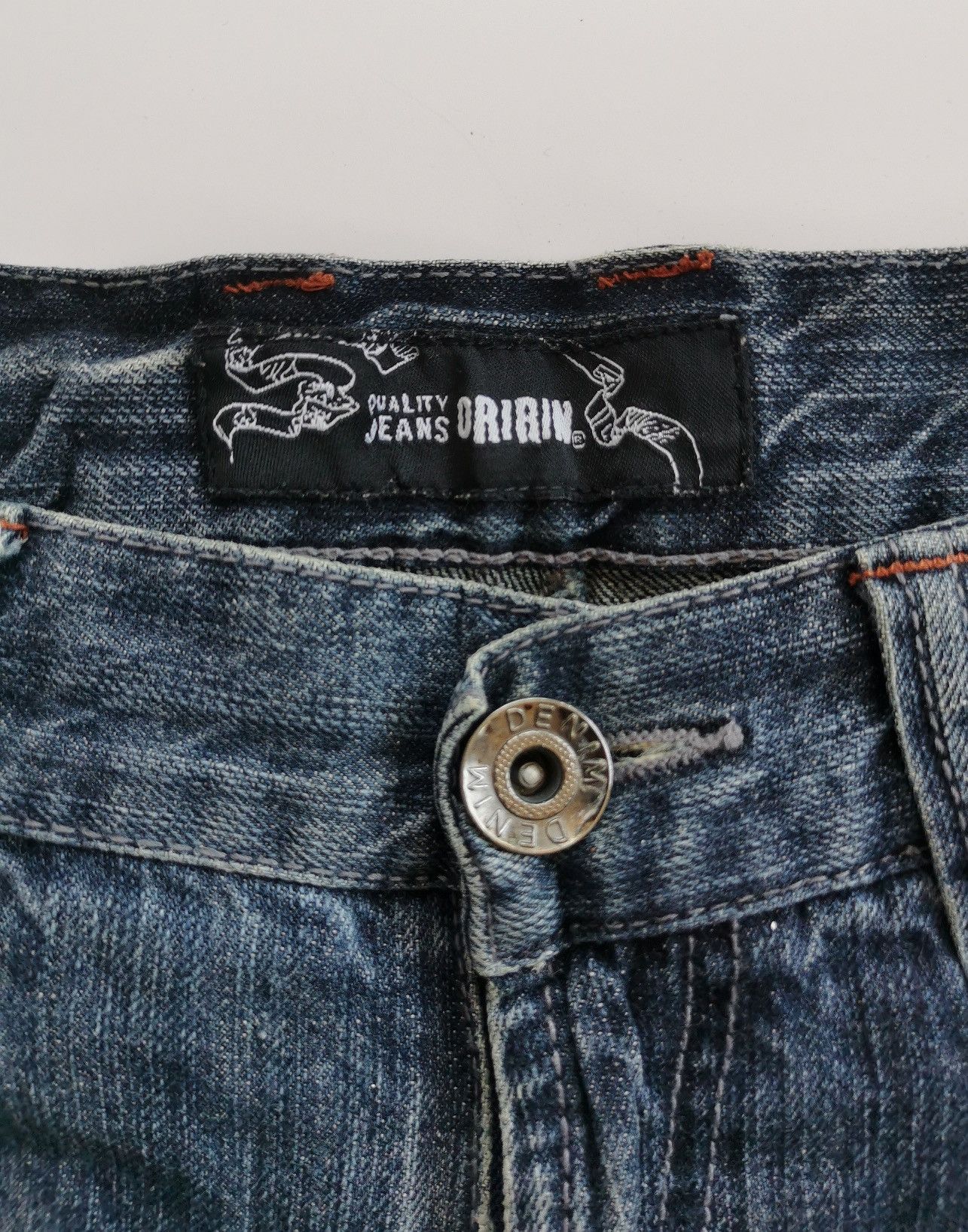 14th Addiction Oririn Zipper Button Detailed Denim Jeans Size US 31 - 9 Thumbnail