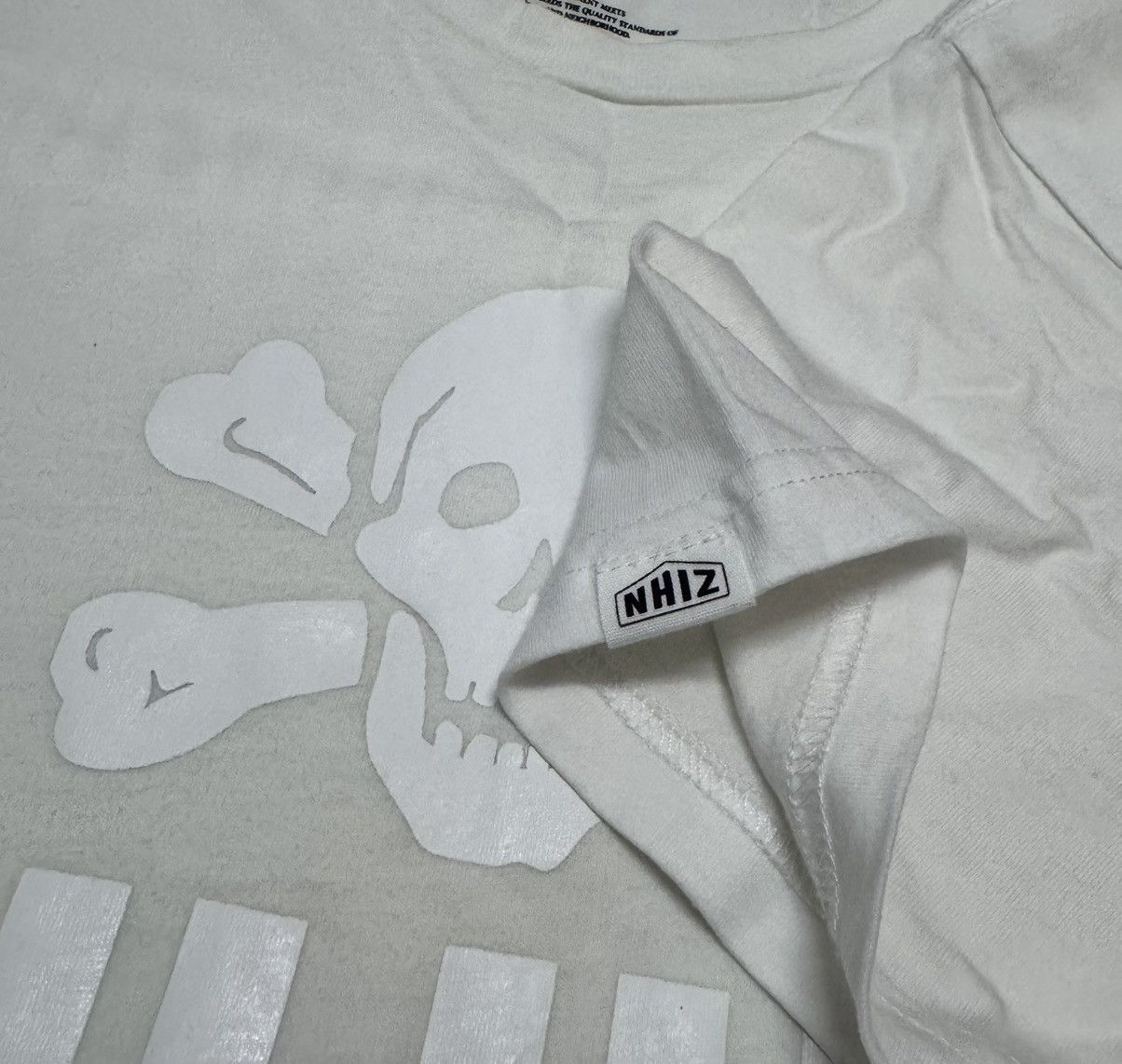 Neighborhood NEIGHBORHOOD x IZZUE White Tee Size US S / EU 44-46 / 1 - 6 Thumbnail