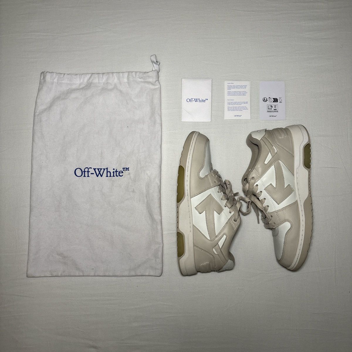 Off-White Off-White “Out of Office” Leather Sneakers — EU 41 Size US 8 / EU 41 - 8 Thumbnail
