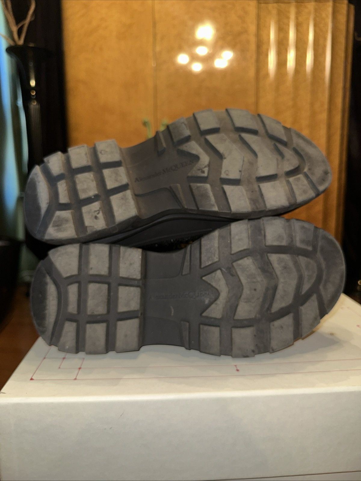 Alexander McQueen RARE Alexander McQueen Black Swarovski Crystals Sneakers Size US 9 / EU 42 - 3 Thumbnail
