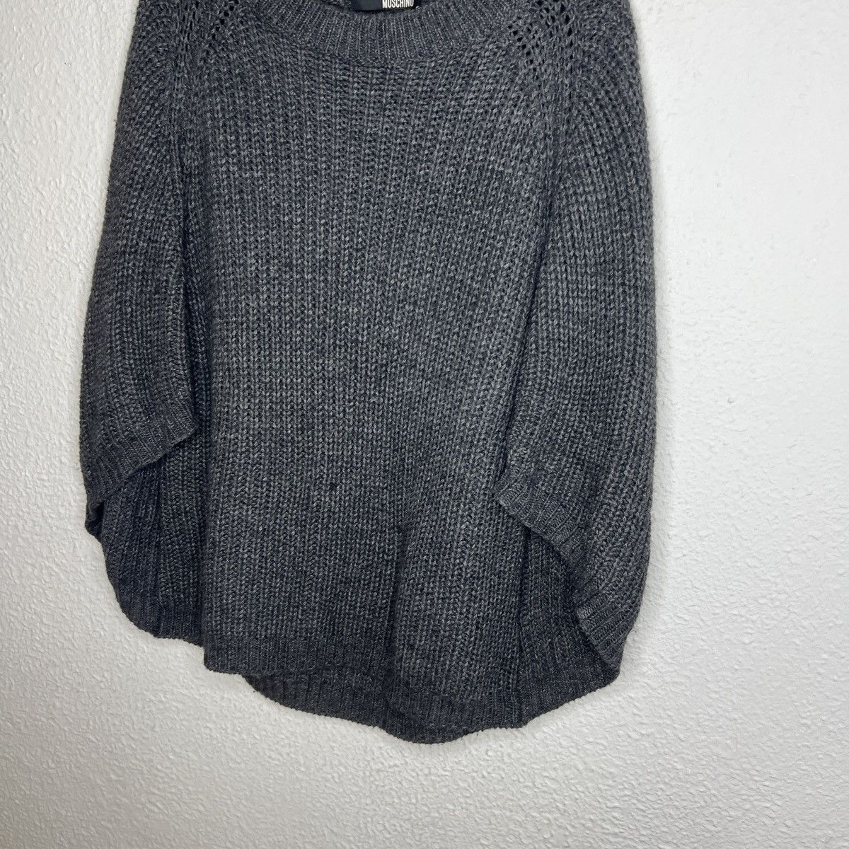 Designer × Love Moschino × Moschino Moschino Wool Alpaca Sweater Jumper Knitwear Grey Casual Size M / US 6-8 / IT 42-44 - 3 Thumbnail