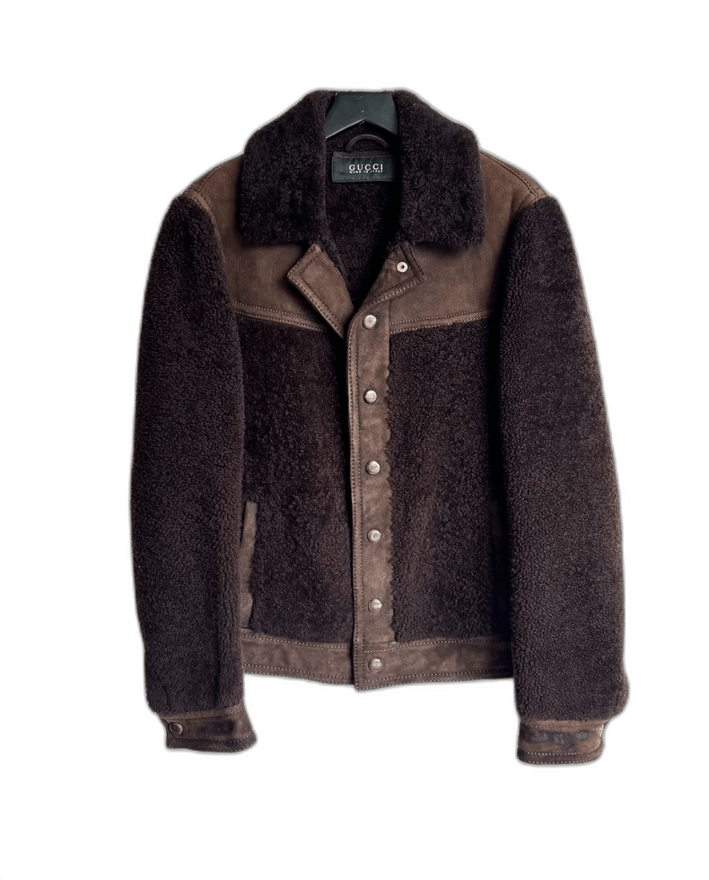 Gucci Gucci Distressed Shearling Teddy Coat - dmc Size M / US 6-8 / IT 42-44 - 1 Thumbnail