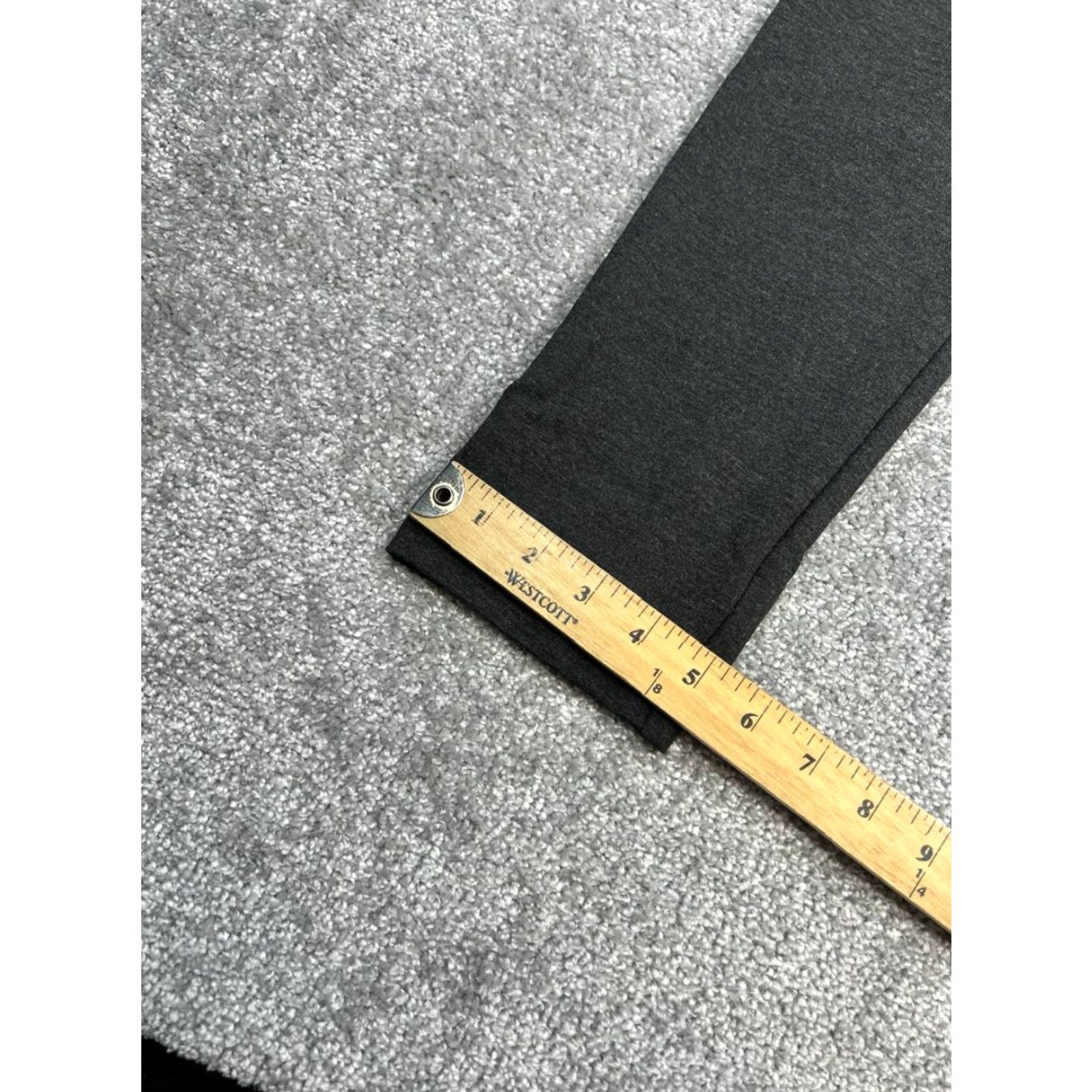 Ann Taylor Ann Taylor Legging Womens 12 Gray Stretch High Rise Seamed Ponte Side Zip New Size 34" / US 12 / IT 48 - 6 Thumbnail