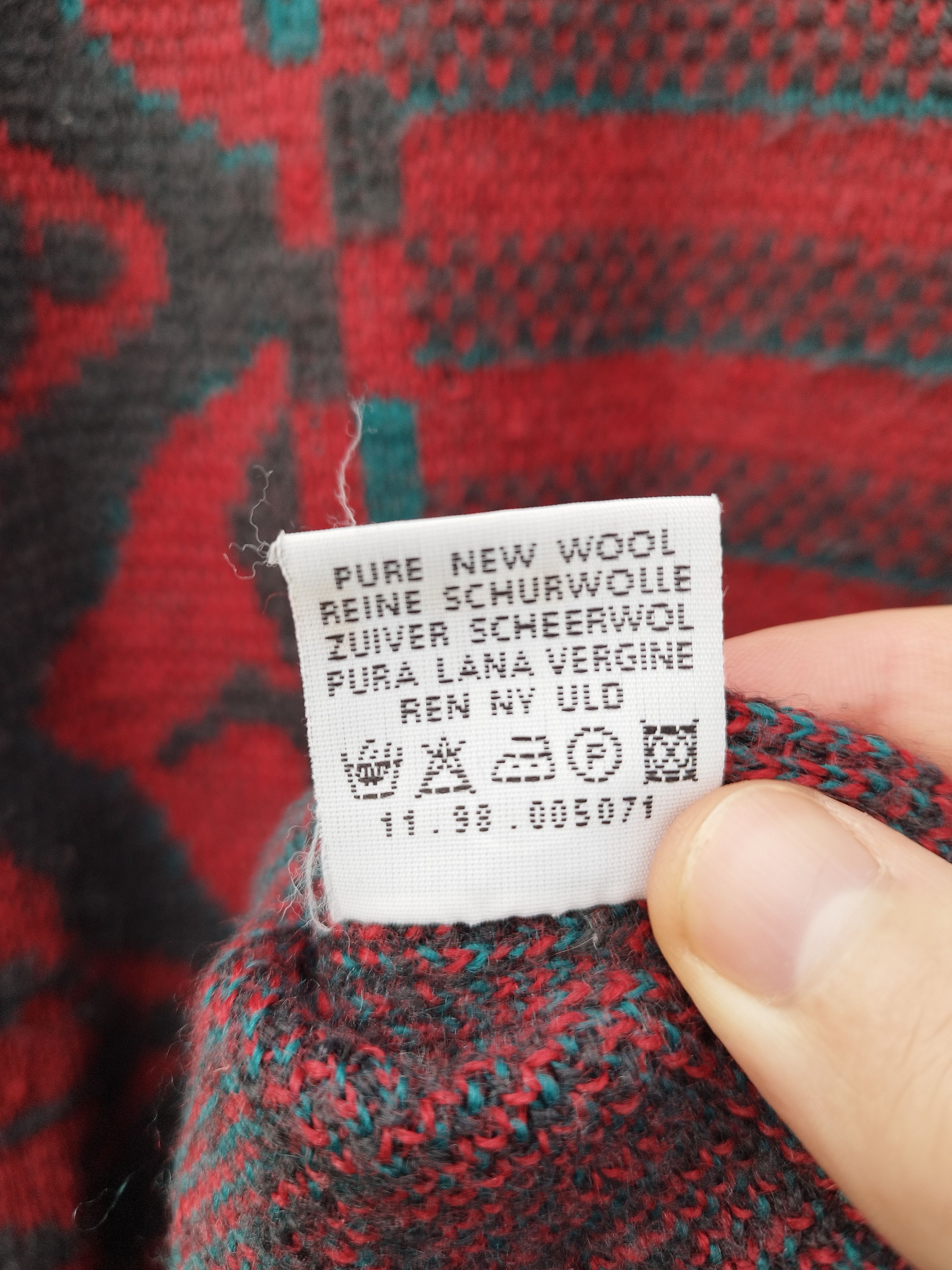 Lacoste Vintage Lacoste Wool Knit Sweater Geometric Pattern sz 6 Size US XL / EU 56 / 4 - 12 Thumbnail