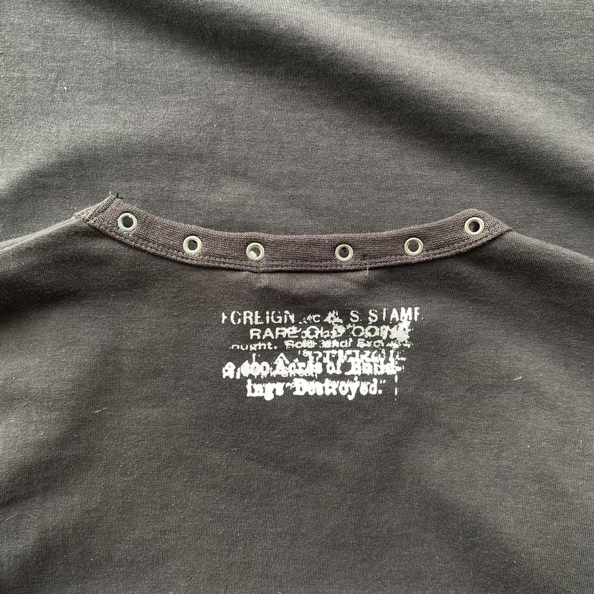 If Six Was Nine × Japanese Brand × Le Grande Bleu (L.G.B.) black smac skull T-shirt Size US M / EU 48-50 / 2 - 5 Thumbnail