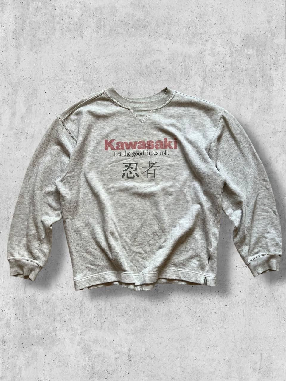 Other KAWASAKI vintage Racing sweatshirt long sleeve logo Size US L / EU 52-54 / 3 - 1 Thumbnail