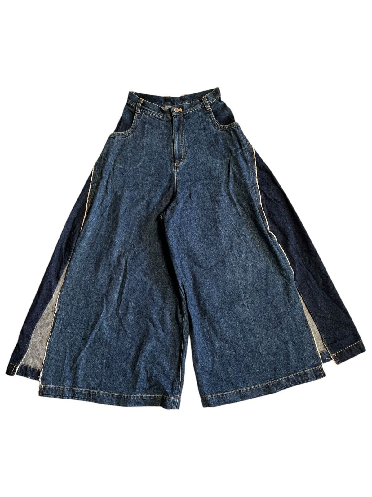 Japanese Brand Limi Feu - Super Oversized Balloon Jeans Size US 29 - 1 Thumbnail