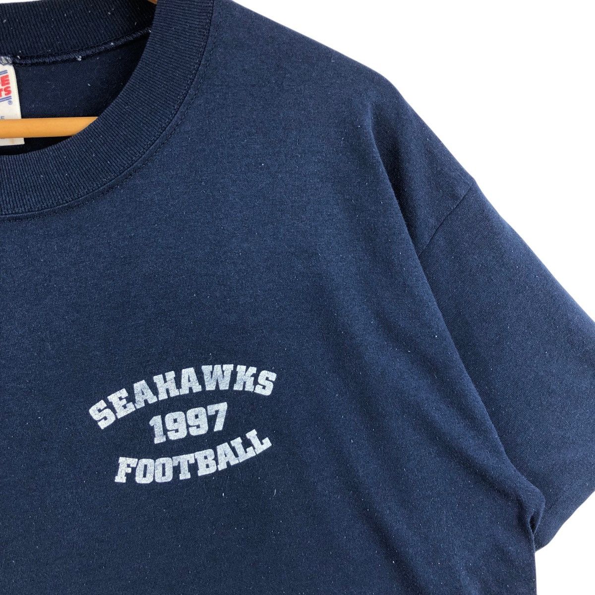 NFL × Vintage Vintage 90s Seahawks Football Tee Shirt Soffe Shirt Usa Size US XL / EU 56 / 4 - 3 Thumbnail