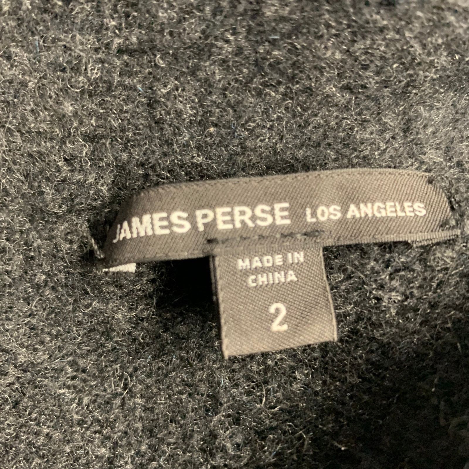 James Perse JAMES PERSE Grey Charcoal Merino Wool Knit Jacket Blazer Size M / US 6-8 / IT 42-44 - 8 Thumbnail