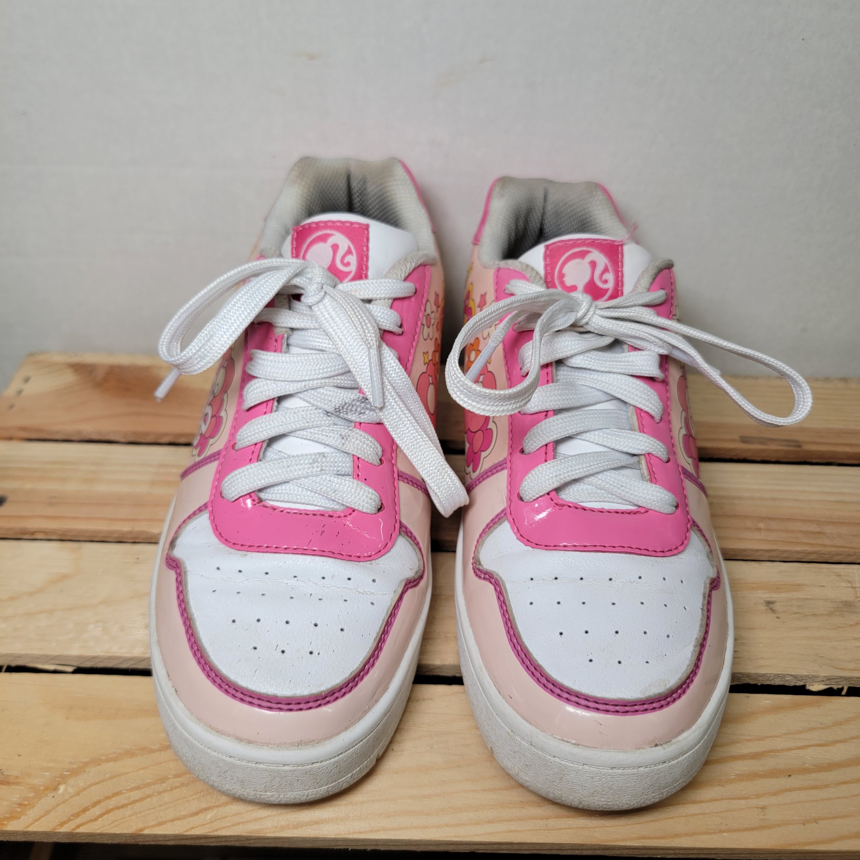 Other Barbie Pink & White Tennis Shoes - Size 8 Adult Size US 8 / IT 38 - 2 Thumbnail