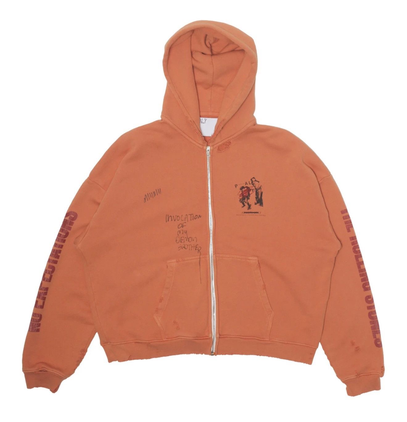 Paly Hollywood Paly Hollywood x Rolling Stones No Expectations Zip-Up Hood Size US S / EU 44-46 / 1 - 1 Thumbnail