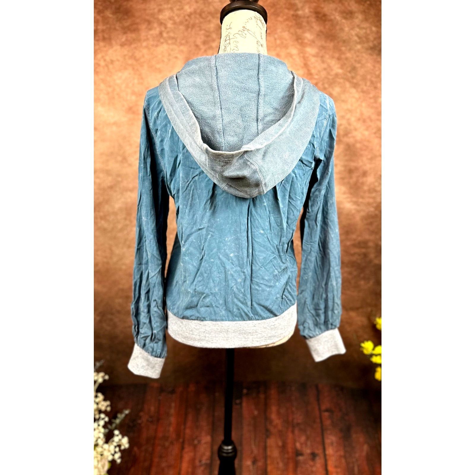Other Chaser Coastal Cloth Zip Up Hoodie Jacket Vintage Blue S Size S / US 4 / IT 40 - 7 Thumbnail