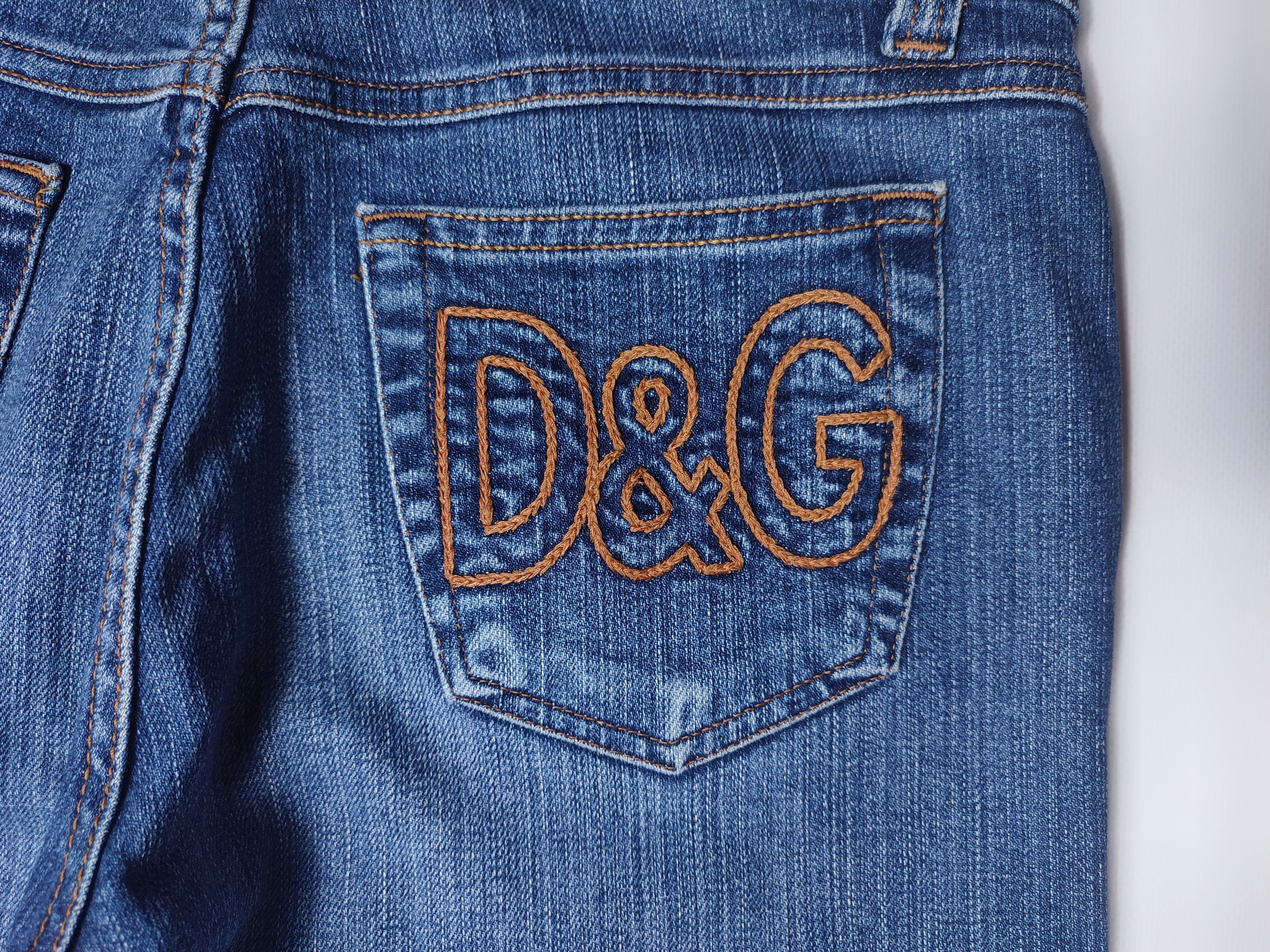 Dolce & Gabbana Vintage Dolce Gabbana Logo Stitched Denim Pants Size 29" - 9 Thumbnail