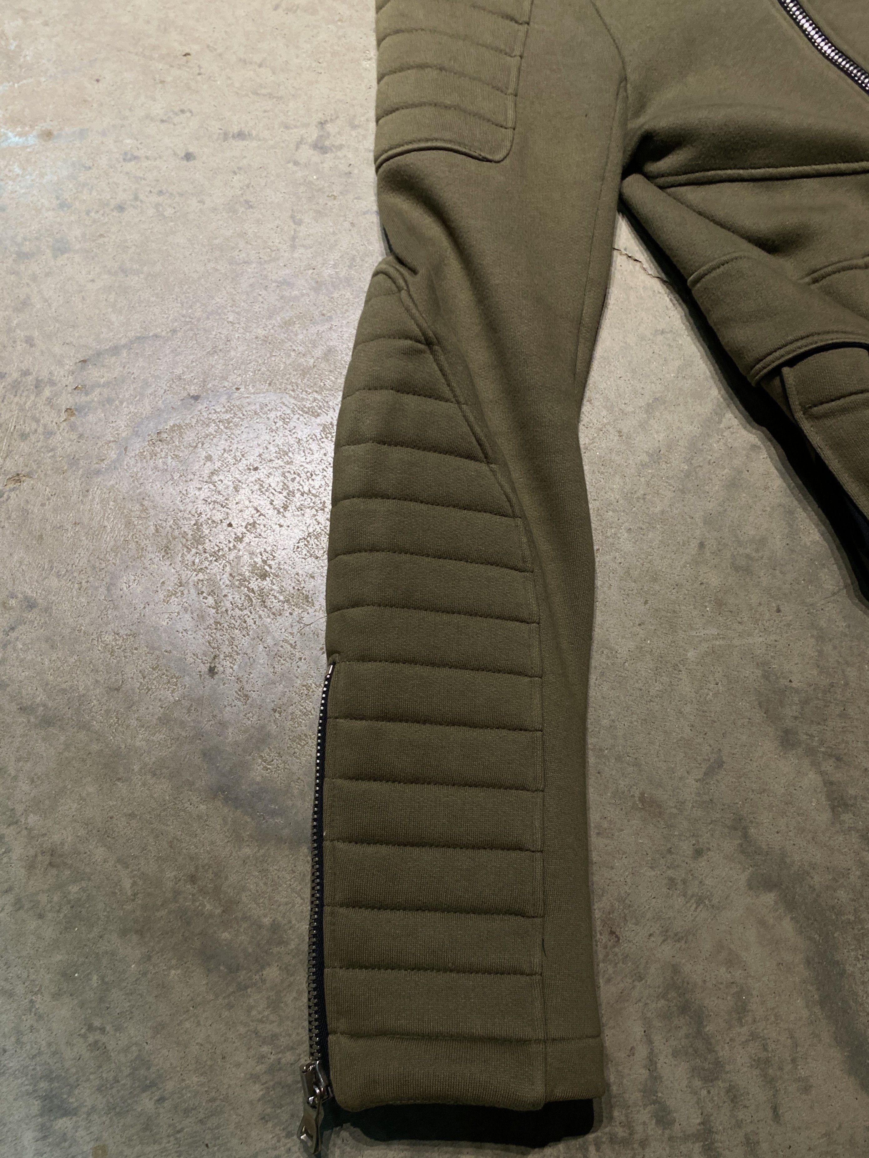 Balmain Balmain Multi-Pocket Suede Moto Jacket by Decarnin Size US L / EU 52-54 / 3 - 10 Thumbnail