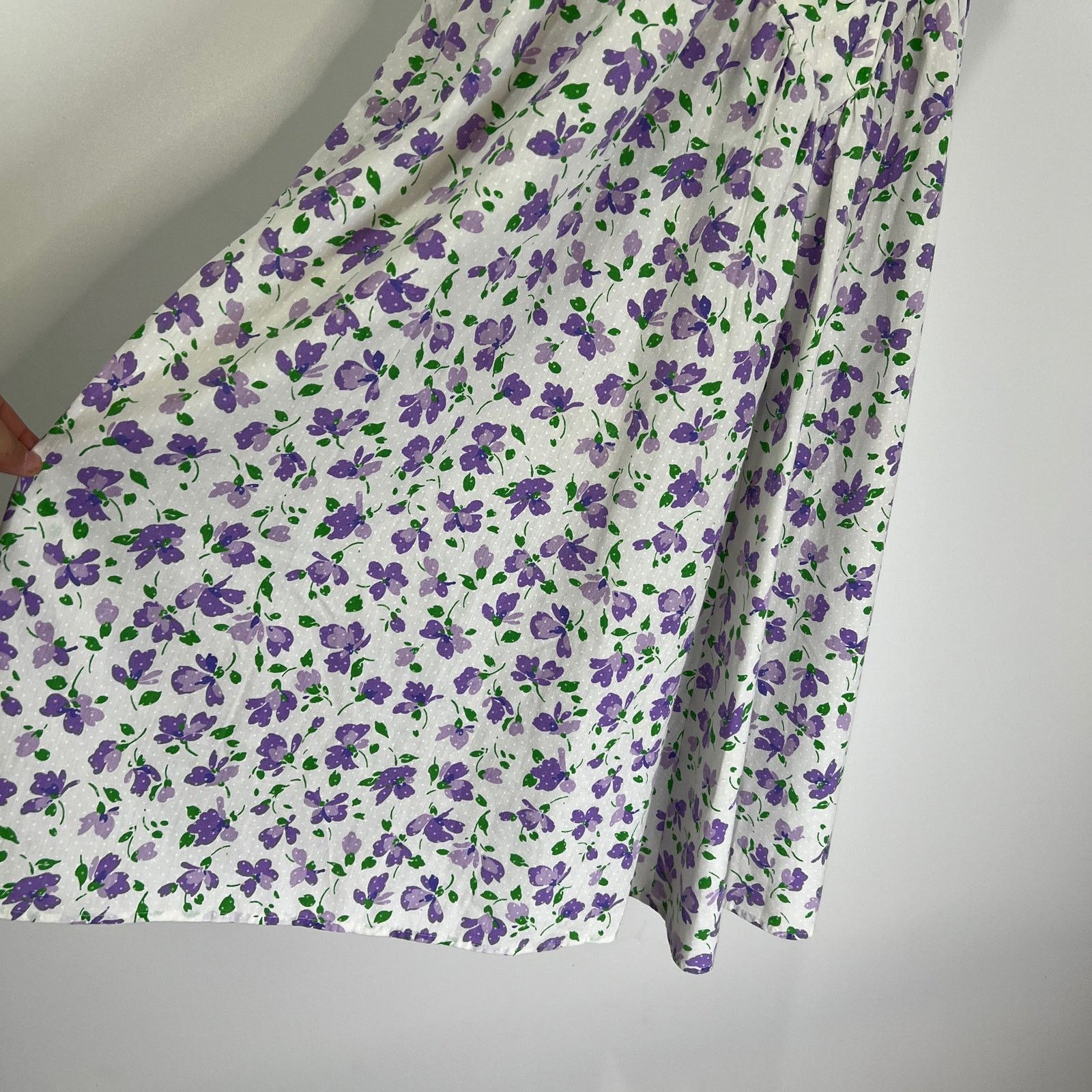 Vintage Vintage 80s Floral Midi Dress Bedford Fair Size S / US 4 / IT 40 - 9 Thumbnail
